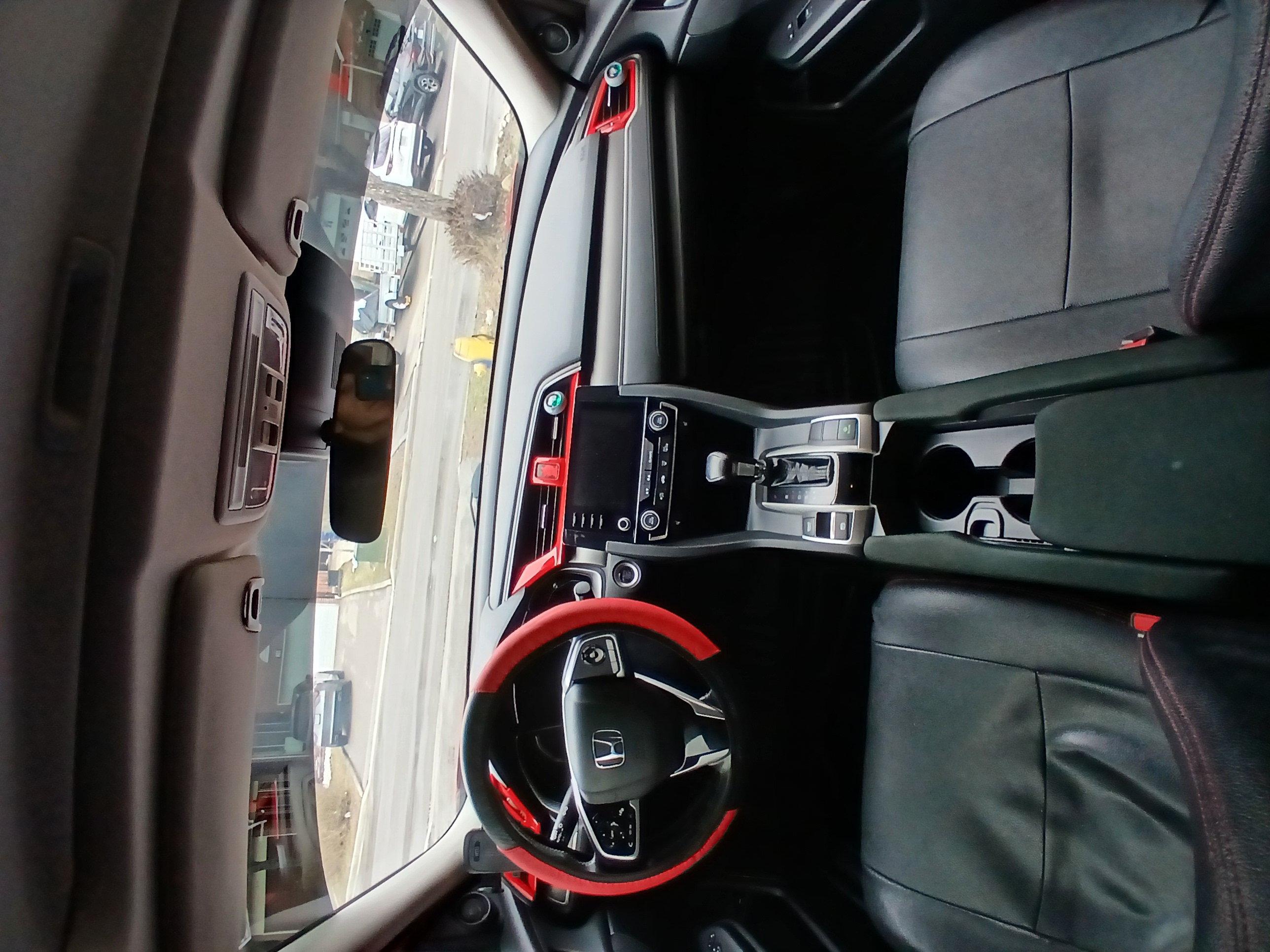 Car interior deep cleaning before after