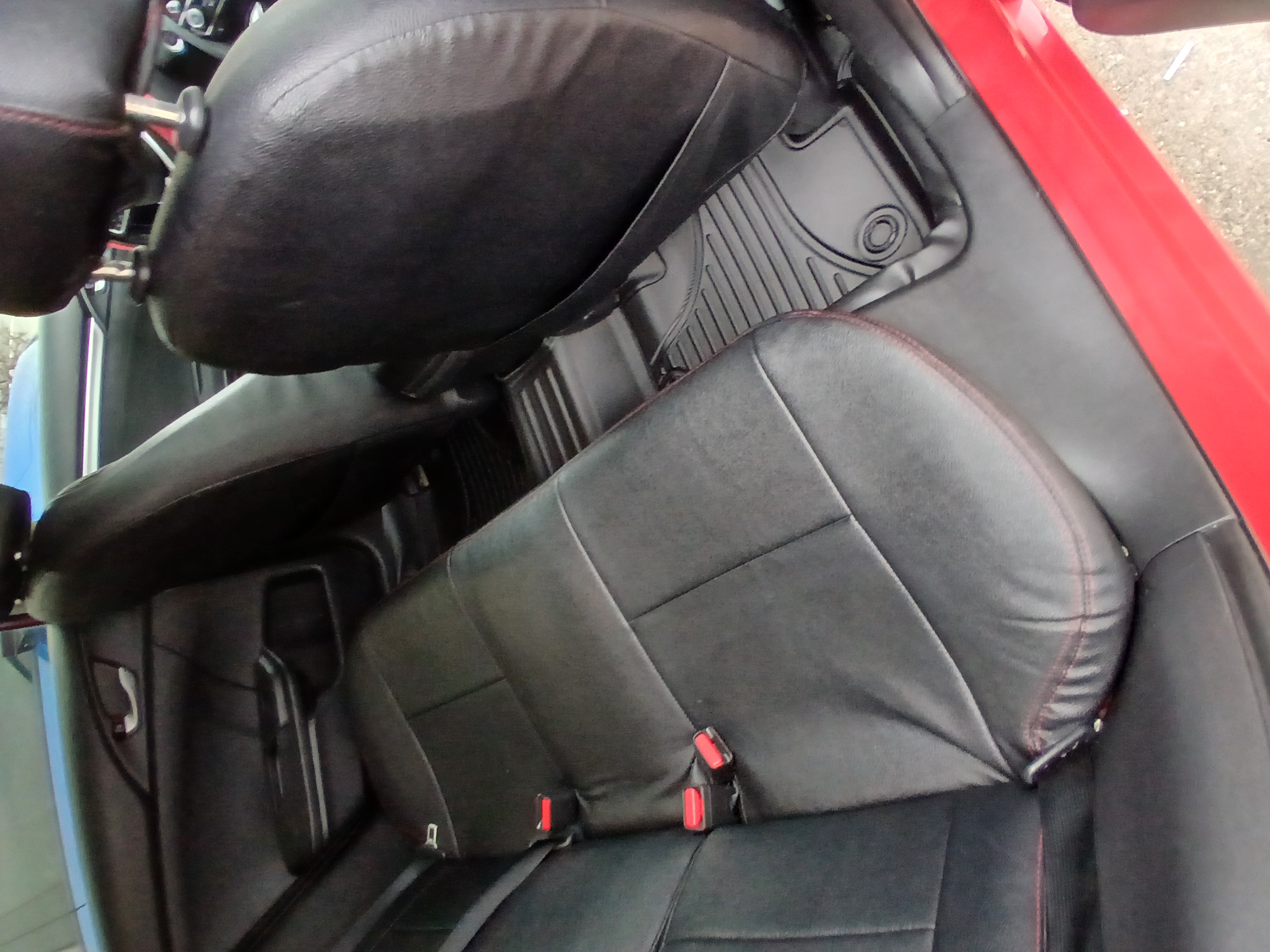 Car interior deep cleaning before after